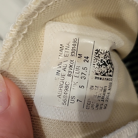 Converse Women's White High-Top Sneakers - Picture 6 of 8